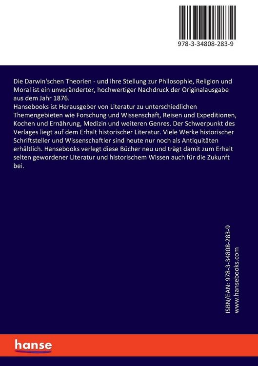 Produktbild: Die Darwin'schen Theorien