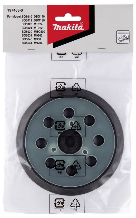 Produktbild: Makita 197468-0 Schleifteller Klett 125mm 197468-0 Durchmesser 125mm