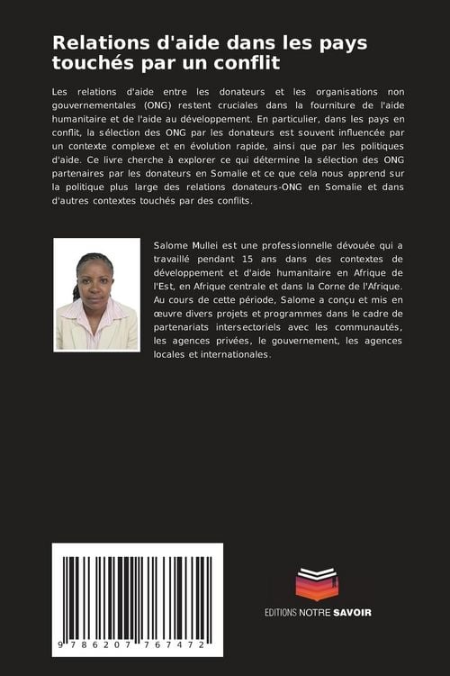 Produktbild: Relations d'aide dans les pays touch&eacute;s par un conflit