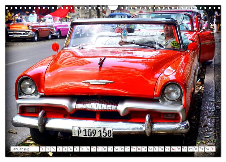 Produktbild: PLYMOUTH '55 (Wandkalender 2026 DIN A3 quer), CALVENDO Monatskalender