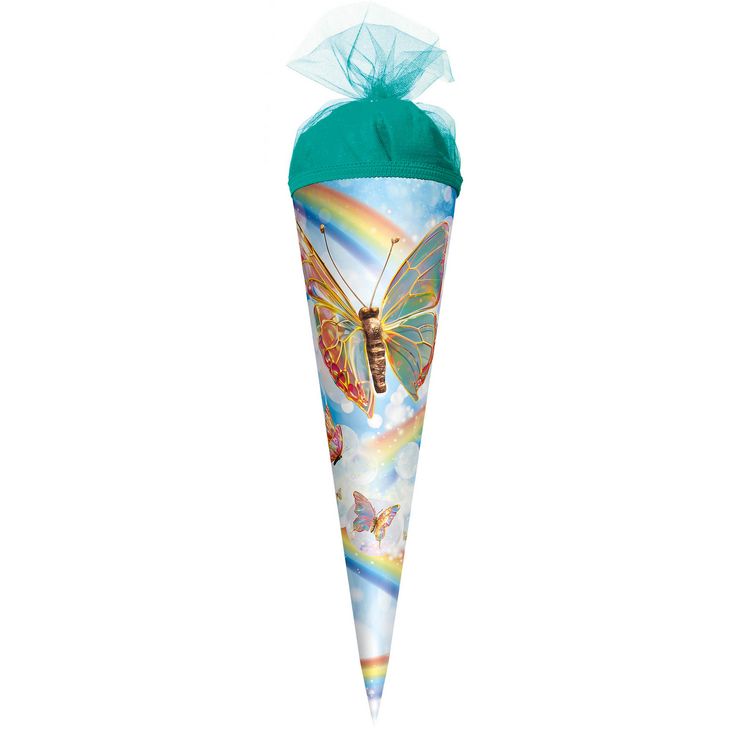 Produktbild: Motivschult&uuml;te, Rainbow Butterfly, 22 cm