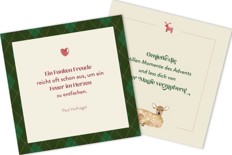 Produktbild: 24 Herzensw&uuml;nsche f&uuml;r den Advent