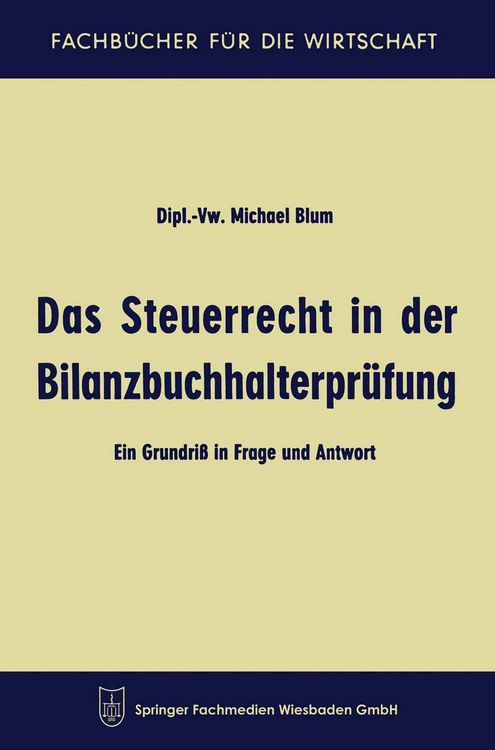 Produktbild: Das Steuerrecht in der Bilanzbuchhalterpr&uuml;fung