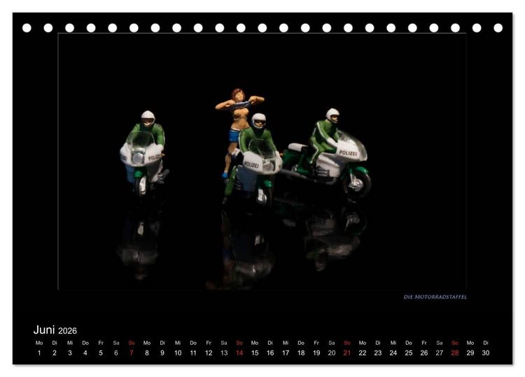 Produktbild: Polizeieins&auml;tze, in der gro&szlig;en Welt (Tischkalender 2026 DIN A5 quer), CALVENDO Monatskalender