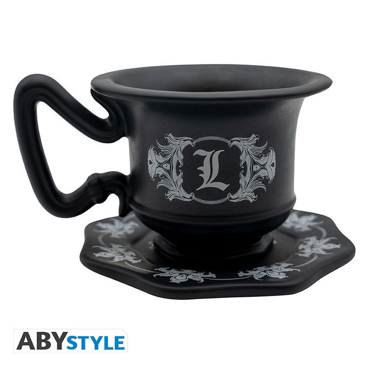 Produktbild: DEATH NOTE - Mug 3D with Saucer - L's Cup