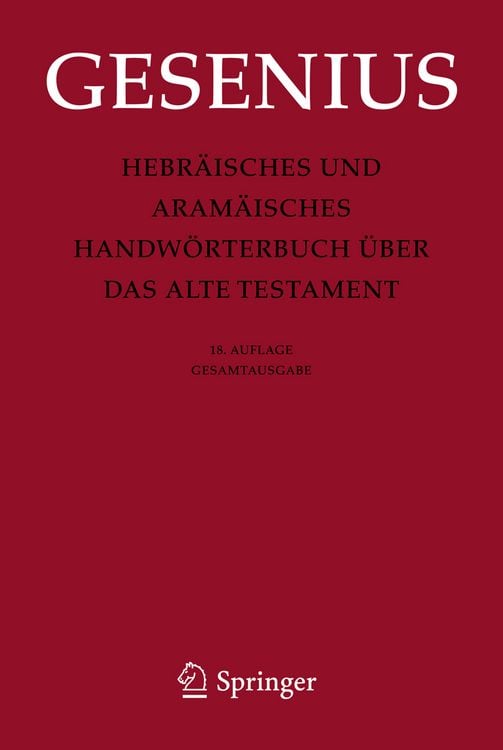 Produktbild: Hebr&auml;isches und Aram&auml;isches Handw&ouml;rterbuch &uuml;ber das Alte Testament