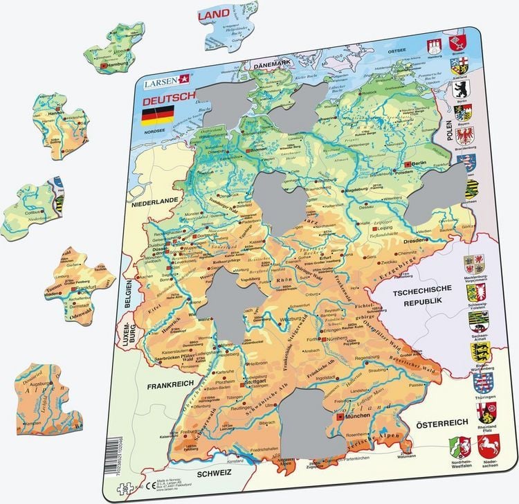 Produktbild: Deutschland (physisch) (Kinderpuzzle)