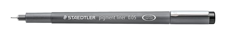 Produktbild: STAEDTLER Fineliner Lumocolor pigment liner 308 schwarz, 0,05 mm