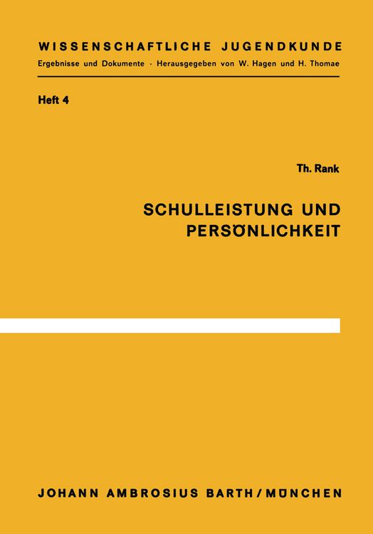 Produktbild: Schulleistung und Pers&ouml;nlichkeit