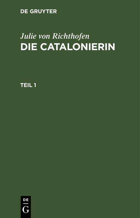 Produktbild: Die Catalonierin. Teil 1