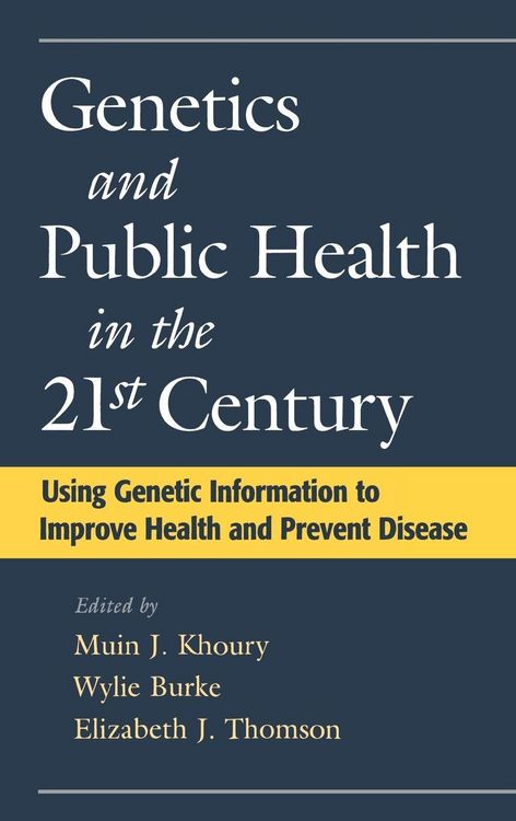 Produktbild: Genetics and Public Health in the 21st Century