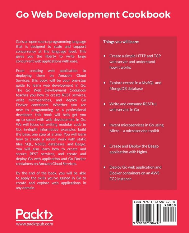 Produktbild: Go Web Development Cookbook