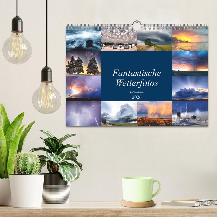 Produktbild: Fantastische Wetterfotos (Wandkalender 2026 DIN A4 quer), CALVENDO Monatskalender