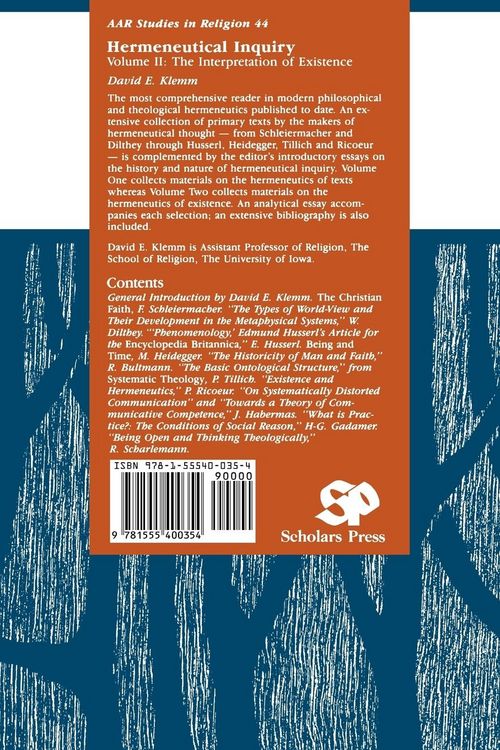 Produktbild: Hermeneutical Inquiry