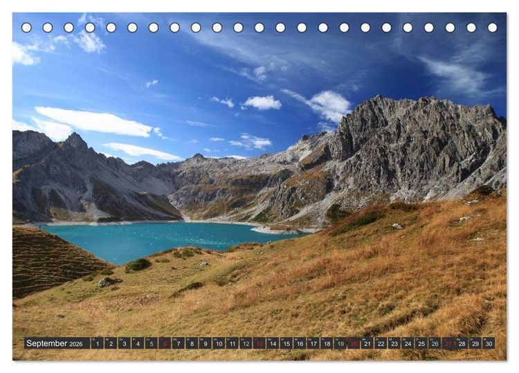 Produktbild: Vorarlberg in &Ouml;sterreich (Tischkalender 2026 DIN A5 quer), CALVENDO Monatskalender