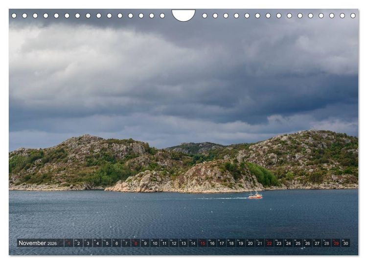 Produktbild: Norwegens S&uuml;den (Wandkalender 2026 DIN A4 quer), CALVENDO Monatskalender