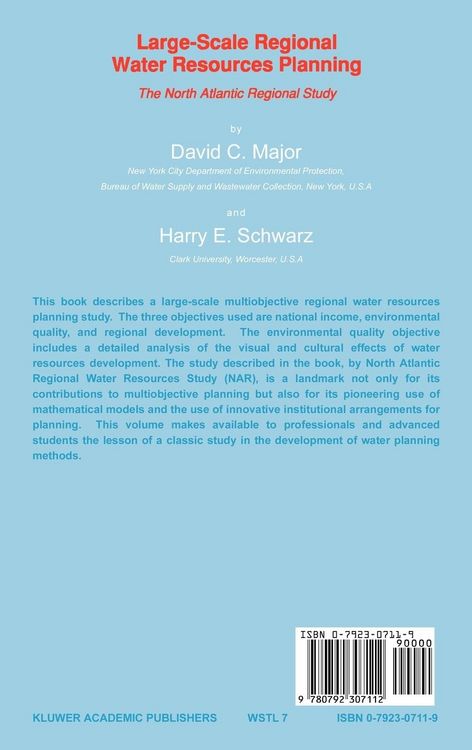 Produktbild: Large-Scale Regional Water Resources Planning