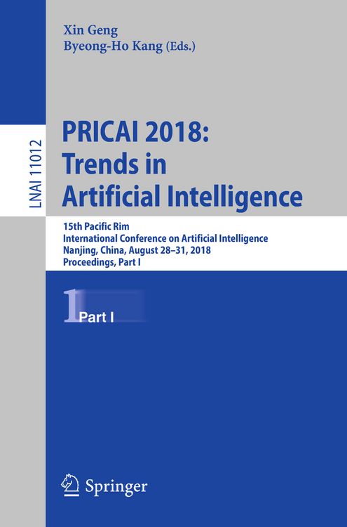 Produktbild: PRICAI 2018: Trends in Artificial Intelligence