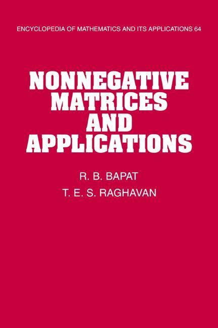 Produktbild: Nonnegative Matrices and Applications