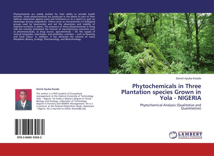 Produktbild: Phytochemicals in Three Plantation species Grown in Yola - NIGERIA