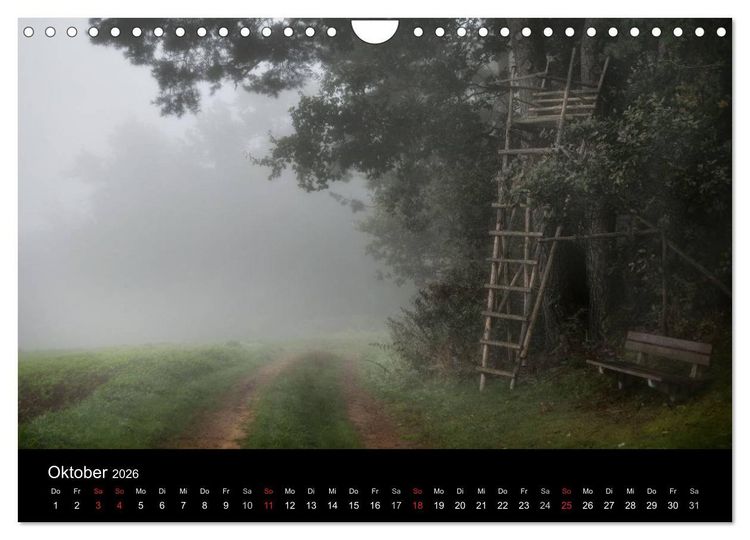 Produktbild: Kanzelkalender 2026 (Wandkalender 2026 DIN A4 quer), CALVENDO Monatskalender