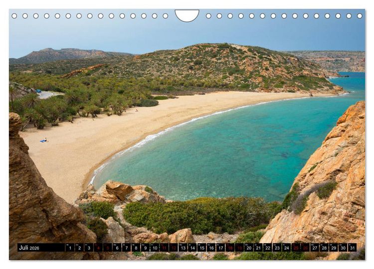 Produktbild: Zauberhaftes Kreta (Wandkalender 2026 DIN A4 quer), CALVENDO Monatskalender