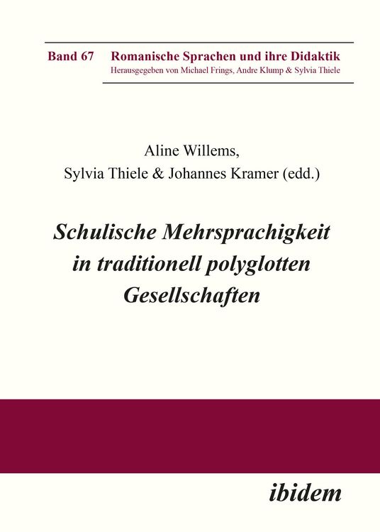 Produktbild: Schulische Mehrsprachigkeit in traditionell polyglotten Gesellschaften