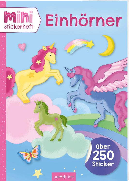 Produktbild: MINI-Stickerheft &ndash; Einh&ouml;rner