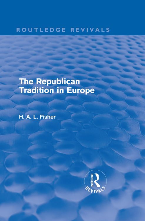 Produktbild: The Republican Tradition in Europe