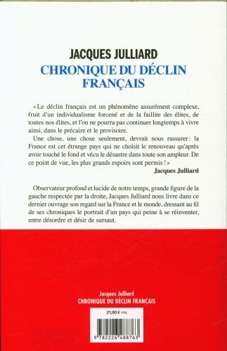 Produktbild: Chronique du d&eacute;clin fran&ccedil;ais : refuser le naufrage
