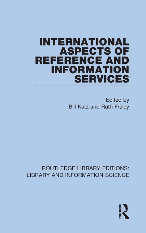 Produktbild: International Aspects of Reference and Information Services