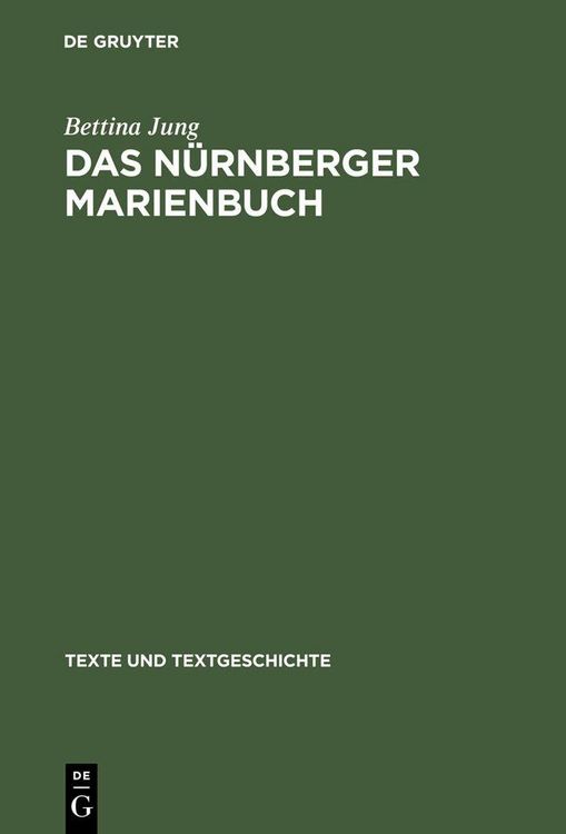 Produktbild: Das N&uuml;rnberger Marienbuch