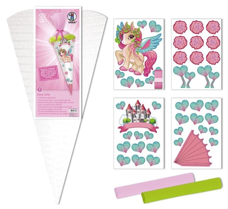 Produktbild: URSUS Schult&uuml;ten-Bastelsets Schult&uuml;ten-Bastelset Easy Line Pegasus