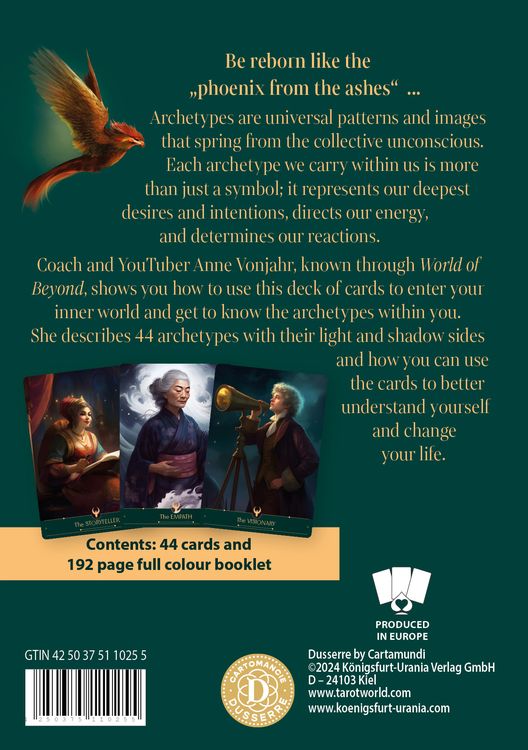 The Phönix-Cards - 44 archetypes for your inner light