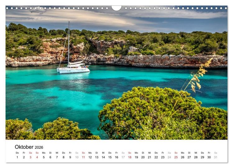 Produktbild: Mallorca - Trauminsel des S&uuml;dens (Wandkalender 2026 DIN A3 quer), CALVENDO Monatskalender