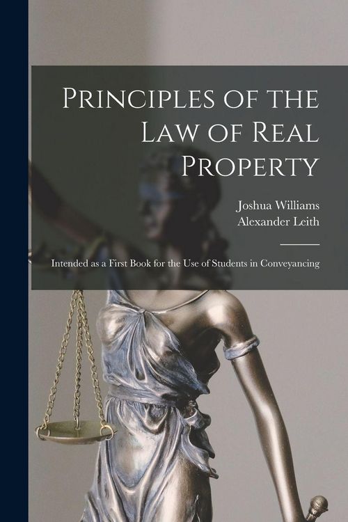 Produktbild: Principles of the Law of Real Property [microform]