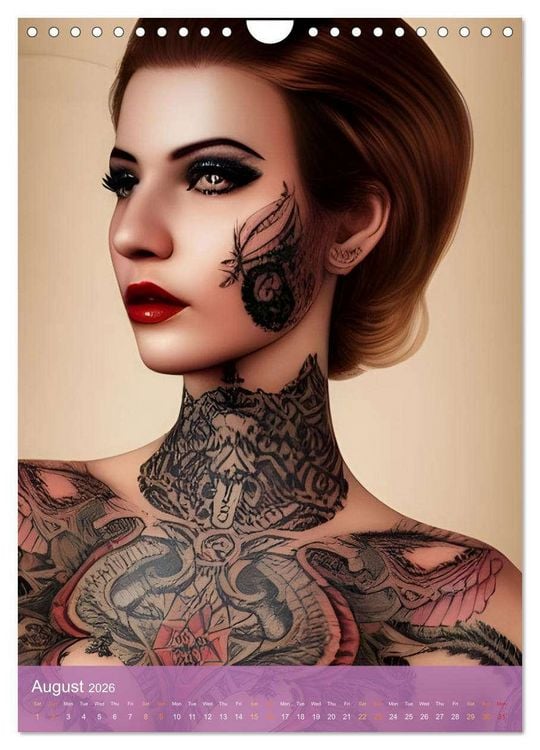 Produktbild: Inked Visions (Wall Calendar 2026 DIN A4 portrait), CALVENDO 12 Month Wall Calendar