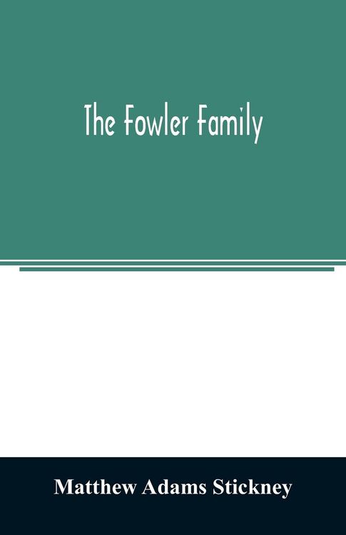Produktbild: The Fowler family