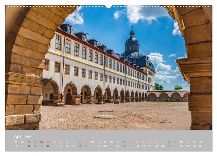 Produktbild: Gotha - zwischen Barock und Renaissance (Wandkalender 2026 DIN A2 quer), CALVENDO Monatskalender