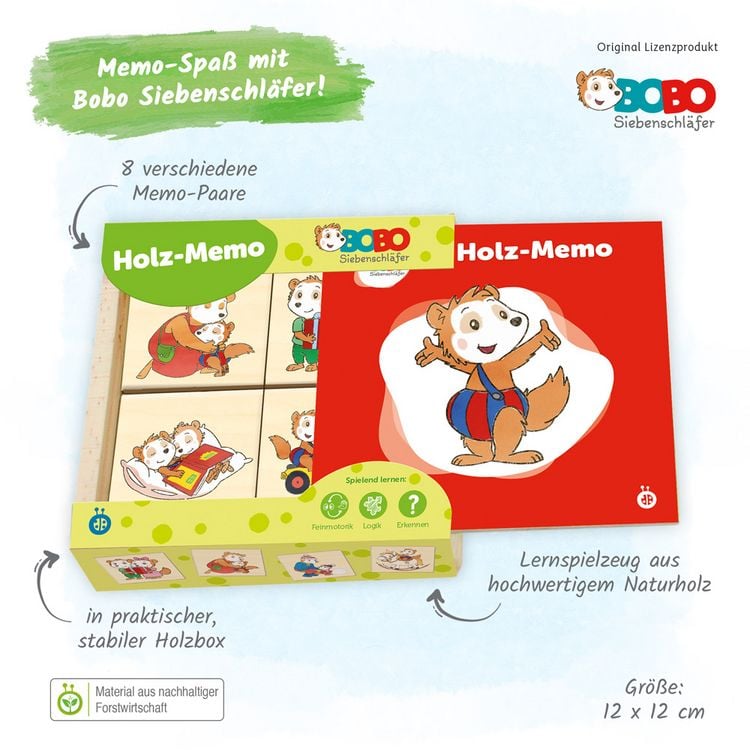 Produktbild: Tr&ouml;tsch Bobo Siebenschl&auml;fer Memo