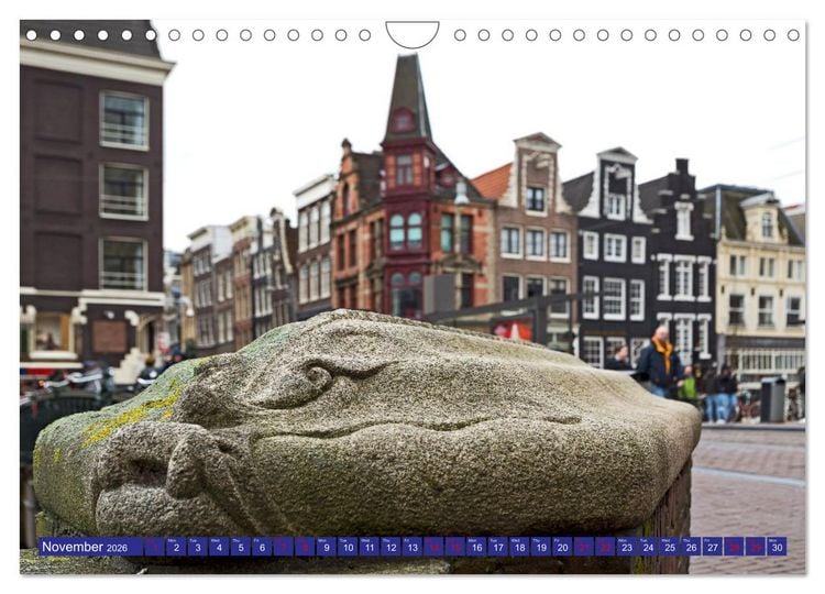 Produktbild: AWESOME AMSTERDAM (Wall Calendar 2026 DIN A4 landscape), CALVENDO 12 Month Wall Calendar