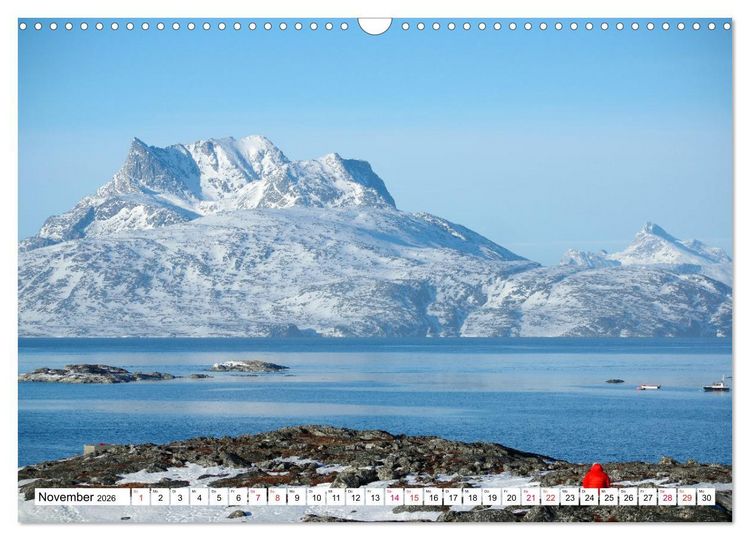 Produktbild: Gr&ouml;nland - Wildes, weites Land (Wandkalender 2026 DIN A3 quer), CALVENDO Monatskalender