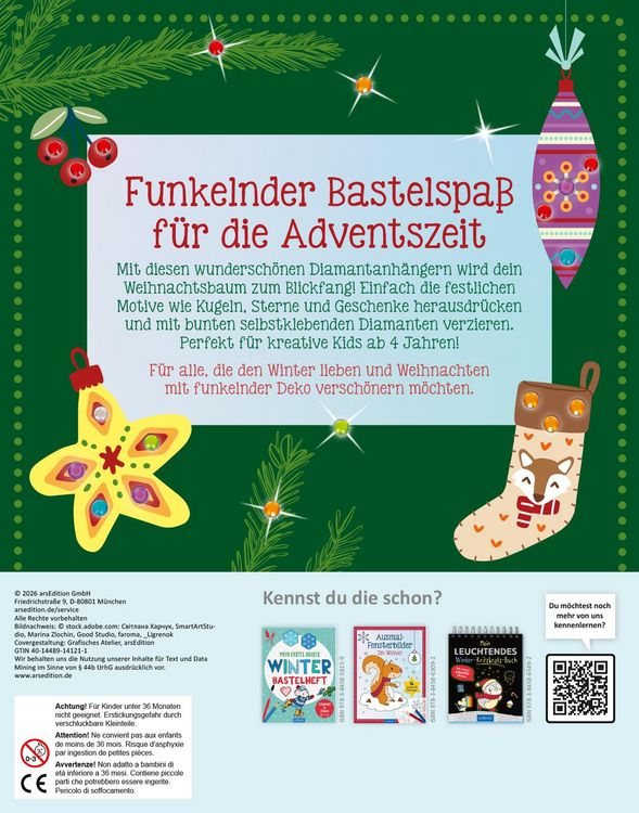 Produktbild: Diamant-Weihnachts-Anh&auml;nger