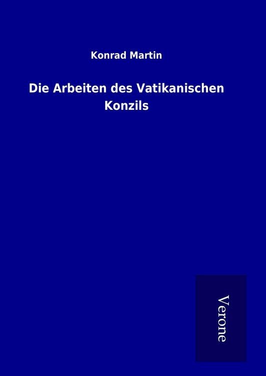 Produktbild: Die Arbeiten des Vatikanischen Konzils