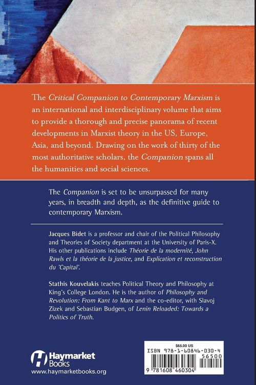Produktbild: Critical Companion to Contemporary Marxism