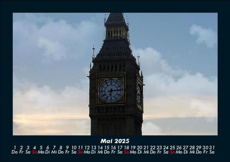 Produktbild: London 2025 Fotokalender DIN A5