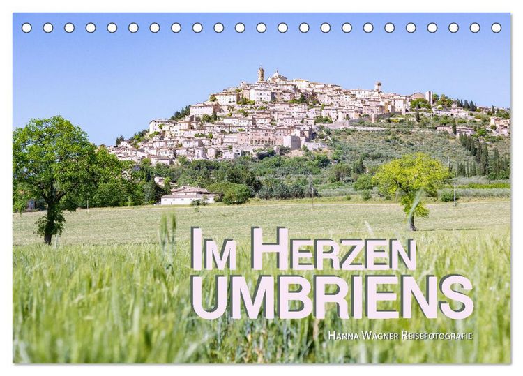 Produktbild: Im Herzen Umbriens (Tischkalender 2026 DIN A5 quer), CALVENDO Monatskalender
