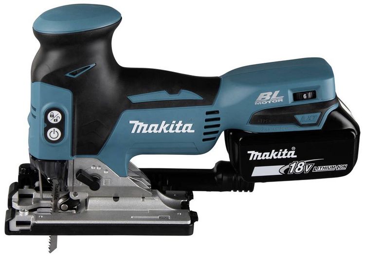 Produktbild: Makita Akku-Pendelhubstichs&auml;ge DJV181RTJ inkl. Akku, inkl. Ladeger&auml;t, inkl. Koffer 18 V 5.0 Ah Anzahl mitgelieferte Akkus 1