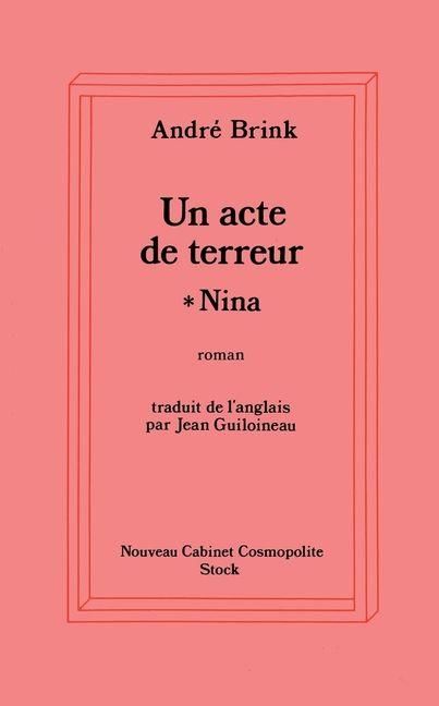 Produktbild: Un acte de terreur T1 - Nina