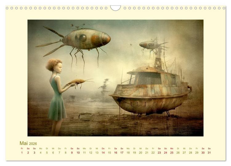 Produktbild: Surreale Alienwelt (Wandkalender 2026 DIN A3 quer), CALVENDO Monatskalender